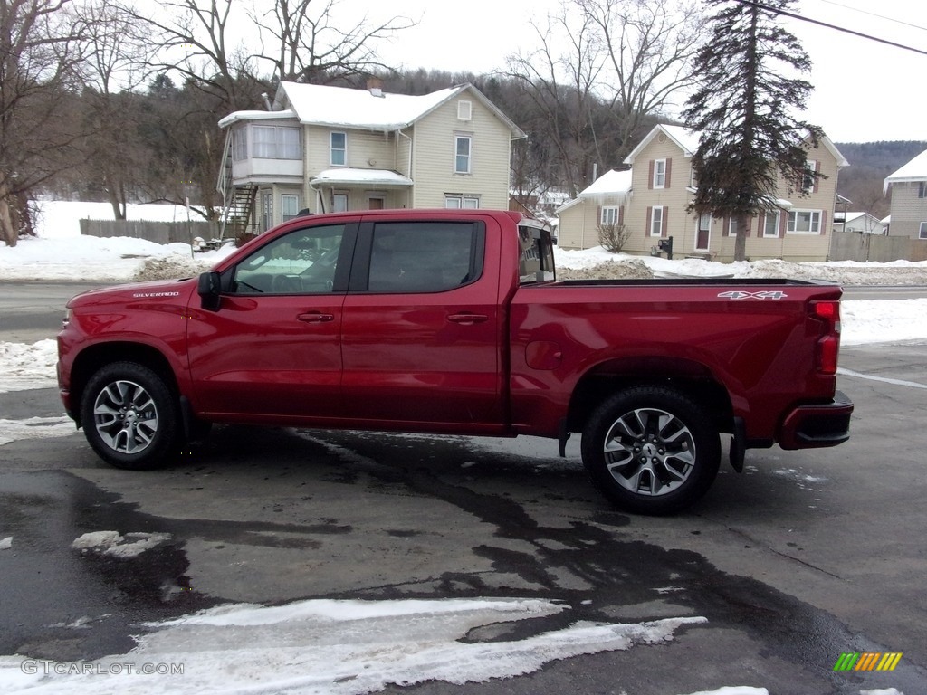 2022 Silverado 1500 Limited RST Crew Cab 4x4 - Cherry Red Tintcoat / Jet Black photo #7