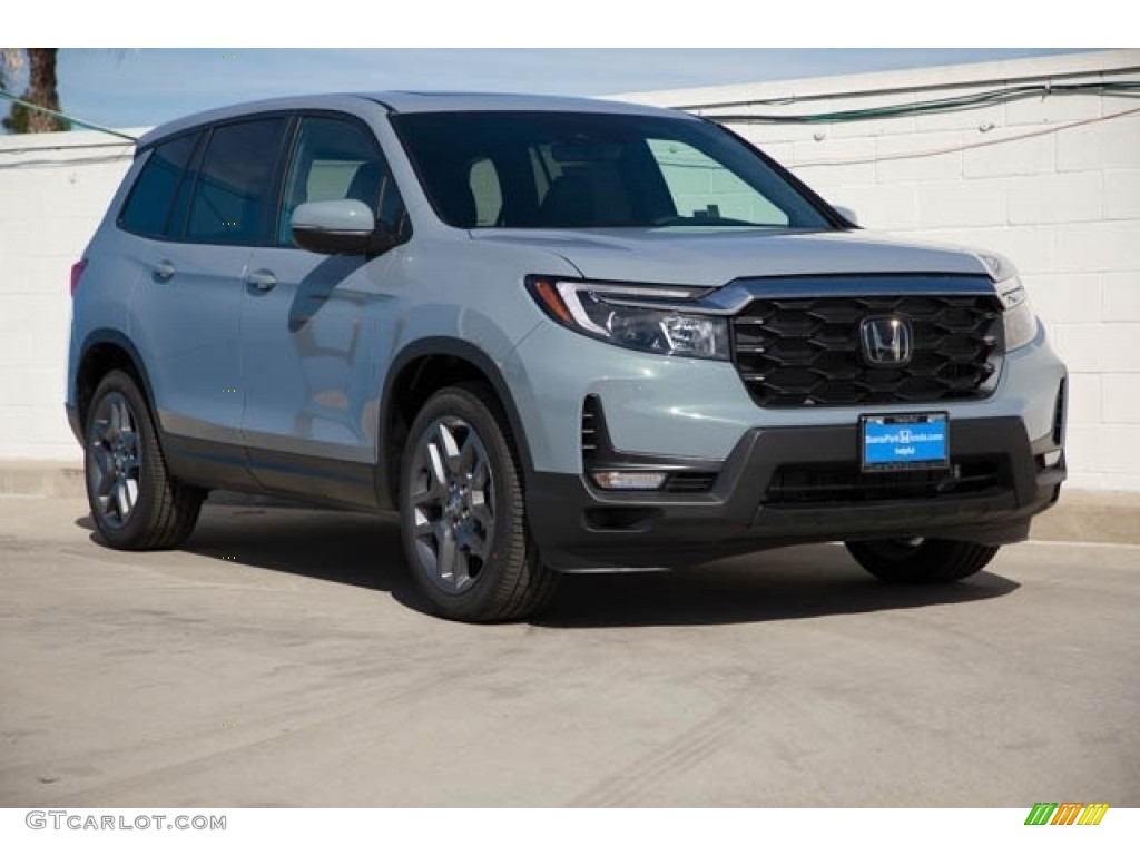 Sonic Gray Pearl 2022 Honda Passport EX-L Exterior Photo #143702253