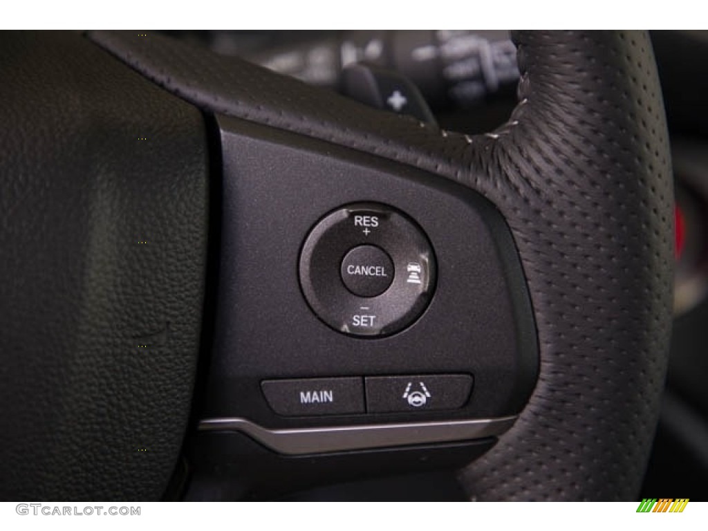 2022 Honda Passport EX-L Black Steering Wheel Photo #143702361