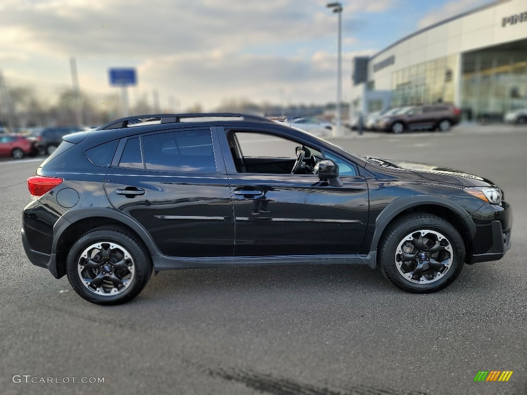 Crystal Black Silica 2021 Subaru Crosstrek Premium Exterior Photo #143702442