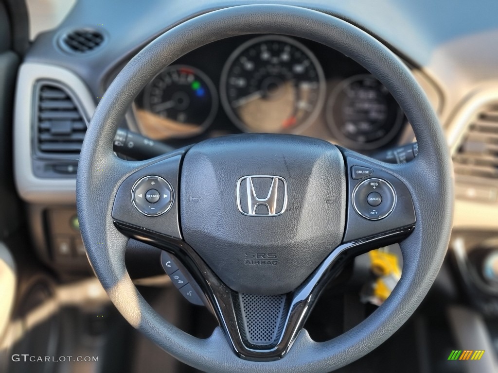 2021 Honda HR-V LX AWD Gray Steering Wheel Photo #143702610