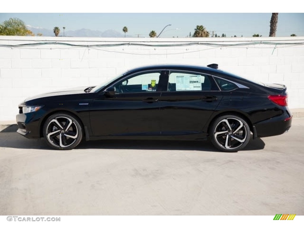 Crystal Black Pearl 2022 Honda Accord Sport Hybrid Exterior Photo #143702712