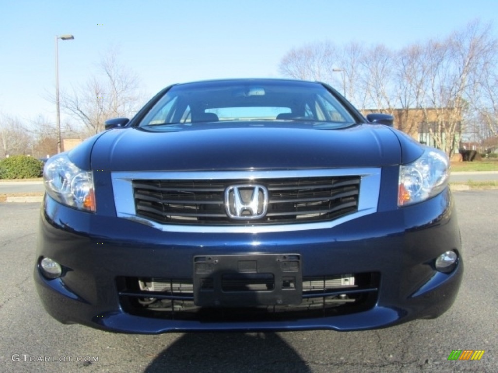 2008 Accord EX-L V6 Sedan - Royal Blue Pearl / Gray photo #4