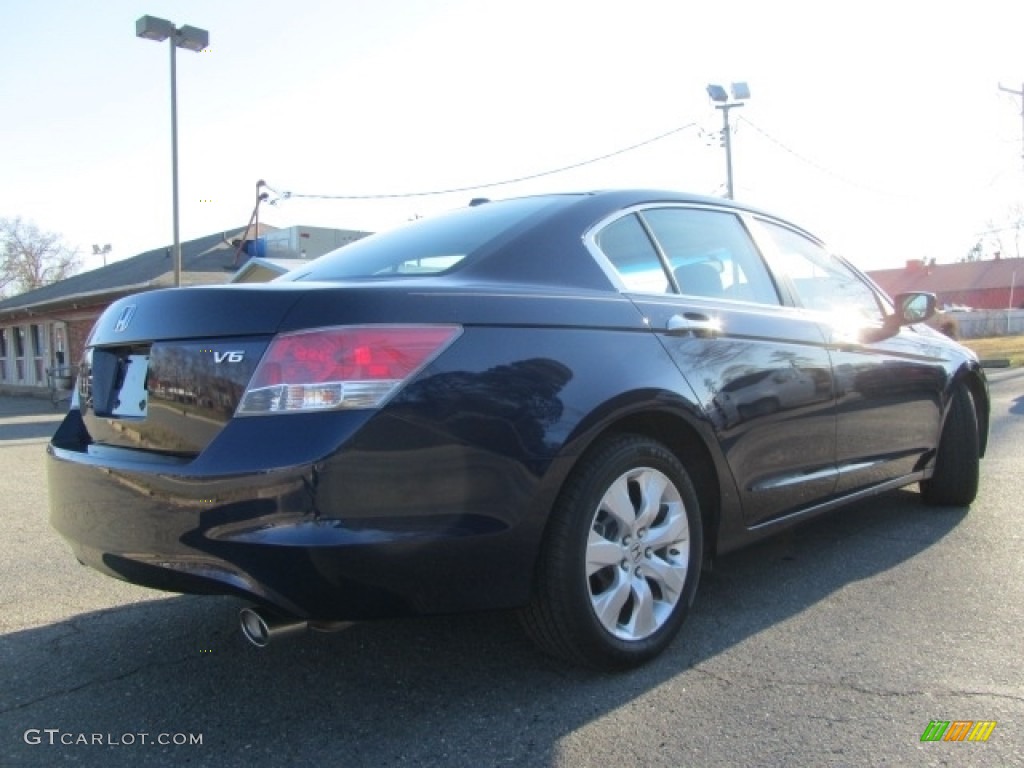 2008 Accord EX-L V6 Sedan - Royal Blue Pearl / Gray photo #10