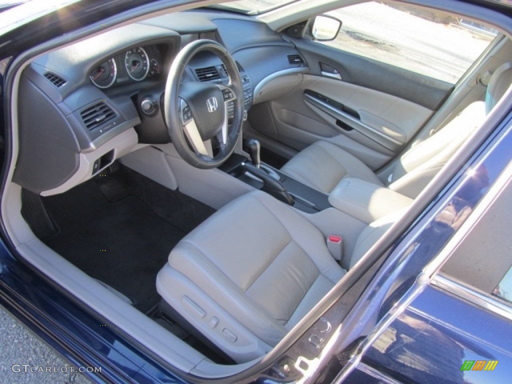2008 Accord EX-L V6 Sedan - Royal Blue Pearl / Gray photo #16