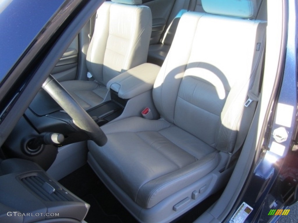 2008 Accord EX-L V6 Sedan - Royal Blue Pearl / Gray photo #18