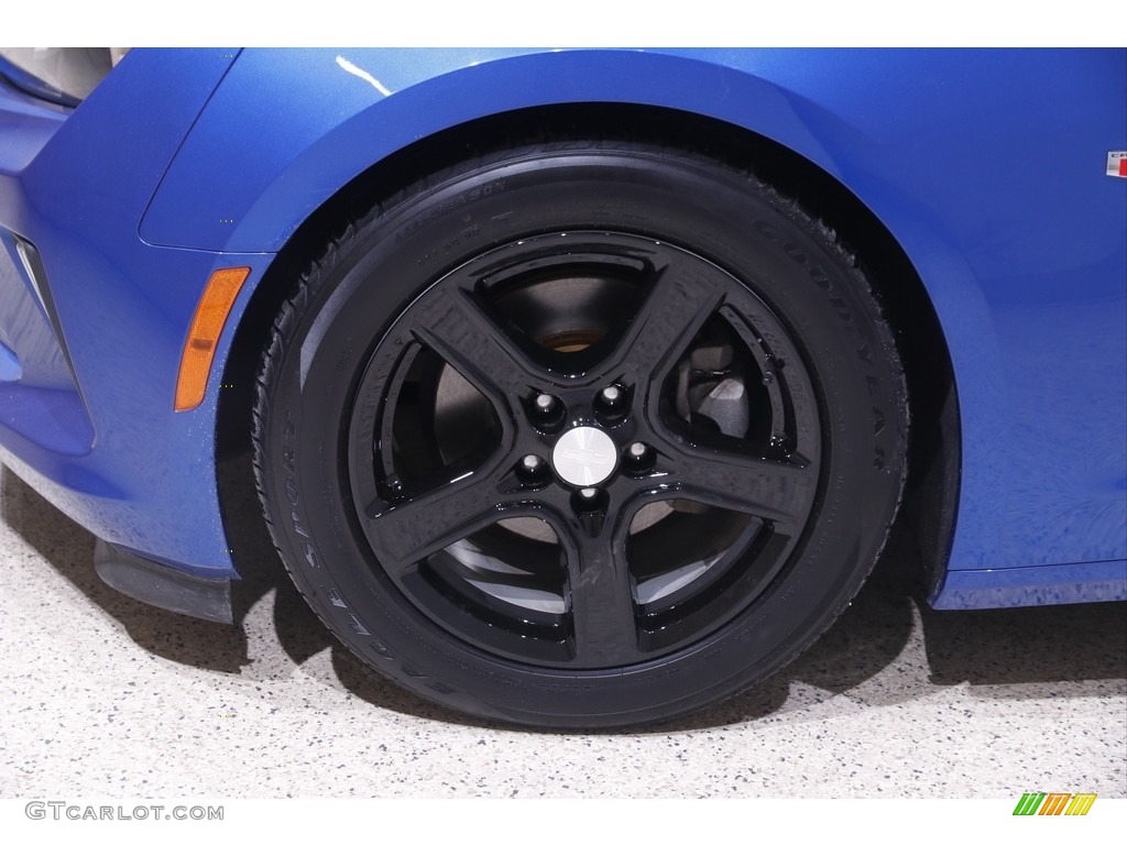 2017 Camaro LT Coupe - Hyper Blue Metallic / Jet Black photo #19