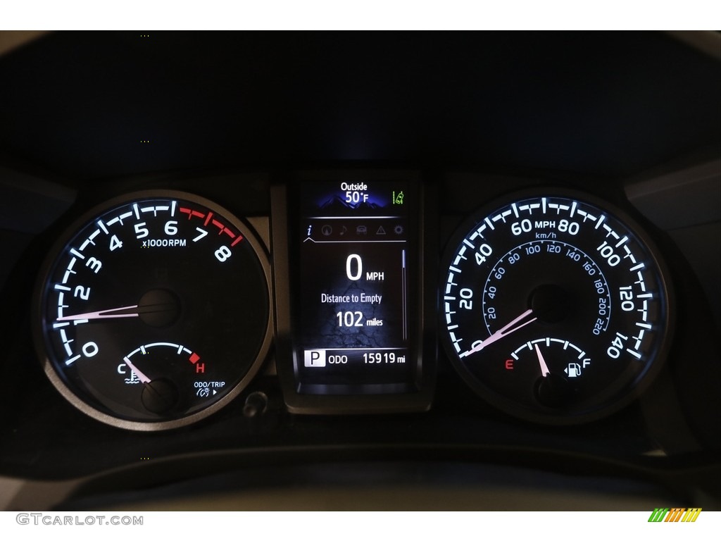 2021 Toyota Tacoma TRD Sport Double Cab 4x4 Gauges Photo #143705059