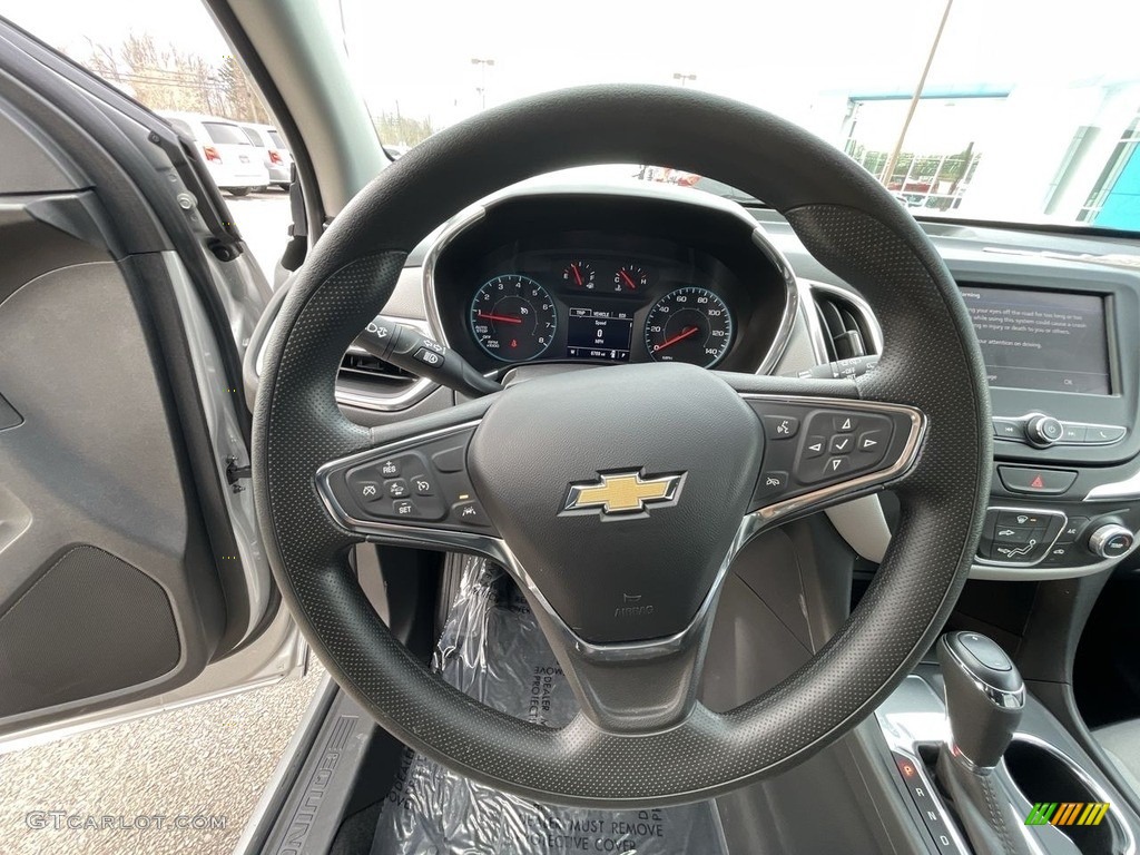 2021 Chevrolet Equinox LS Medium Ash Gray Steering Wheel Photo #143706055