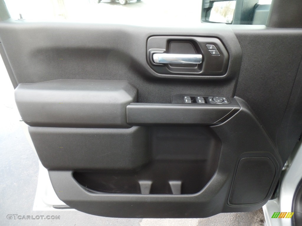 2022 Chevrolet Silverado 2500HD Custom Crew Cab 4x4 Jet Black Door Panel Photo #143706094