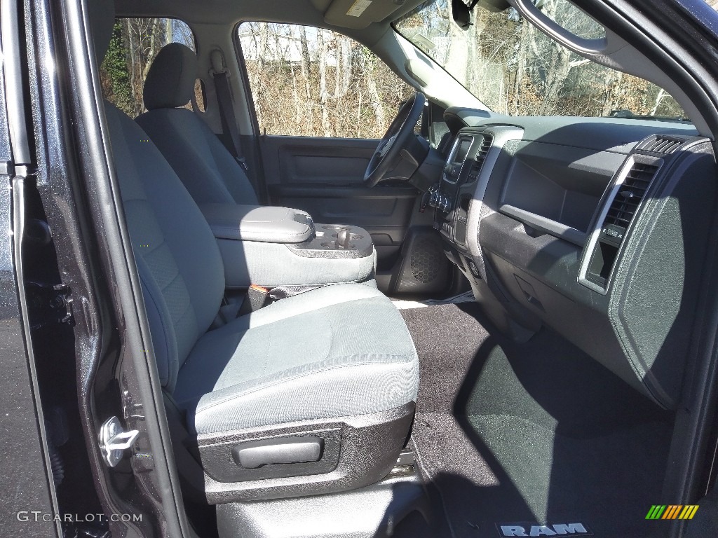 2017 1500 Express Quad Cab 4x4 - Brilliant Black Crystal Pearl / Black/Diesel Gray photo #20