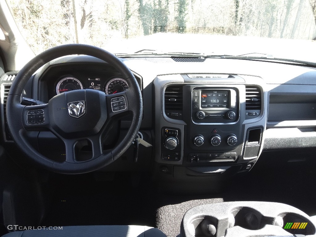 2017 1500 Express Quad Cab 4x4 - Brilliant Black Crystal Pearl / Black/Diesel Gray photo #21