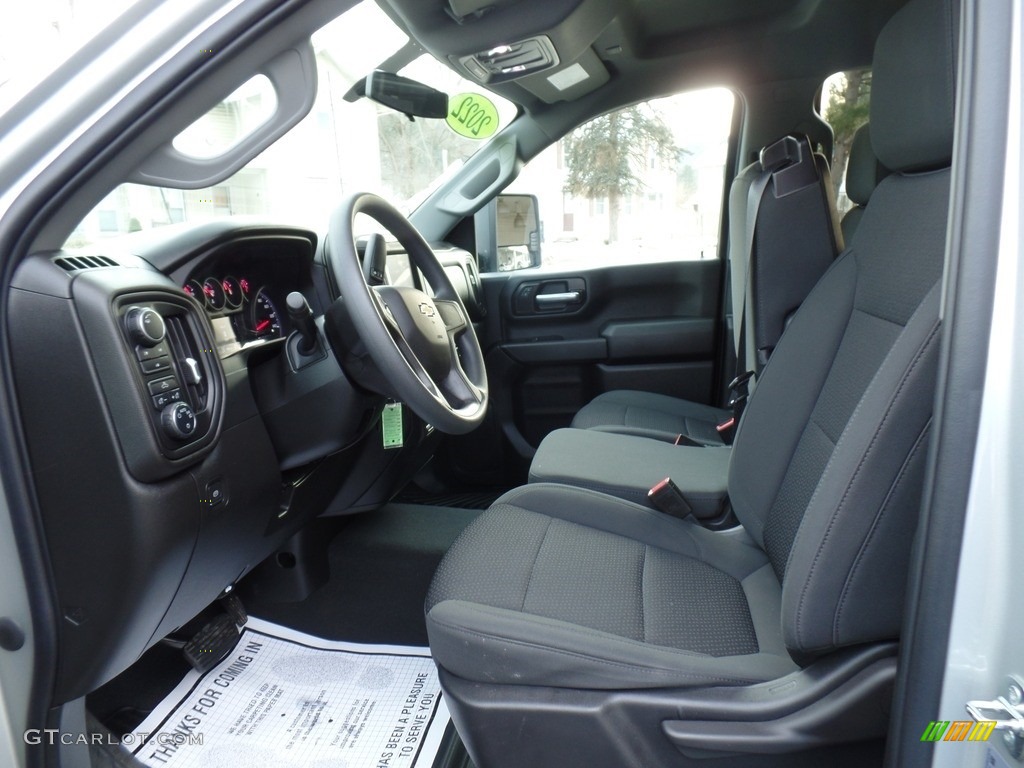 Jet Black Interior 2022 Chevrolet Silverado 2500HD Custom Crew Cab 4x4 Photo #143706160