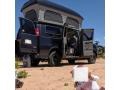 Indigo Blue Metallic 2003 GMC Savana Van 1500 Passenger Camper Conversion Exterior