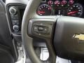 Jet Black Steering Wheel Photo for 2022 Chevrolet Silverado 2500HD #143706238