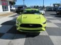 2021 Grabber Yellow Ford Mustang EcoBoost Fastback  photo #2