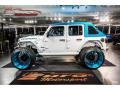 2019 Bright White Jeep Wrangler Unlimited Sahara 4x4 Dripicon  photo #4