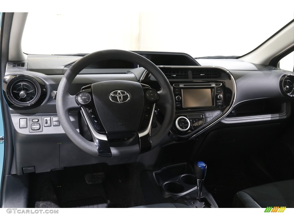 2018 Prius c Three - Tide Pool Pearl / Blue/Dark Gray Two-Tone photo #6