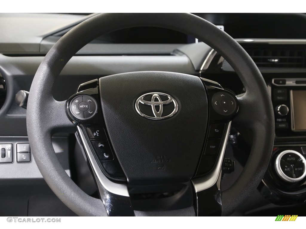 2018 Prius c Three - Tide Pool Pearl / Blue/Dark Gray Two-Tone photo #7