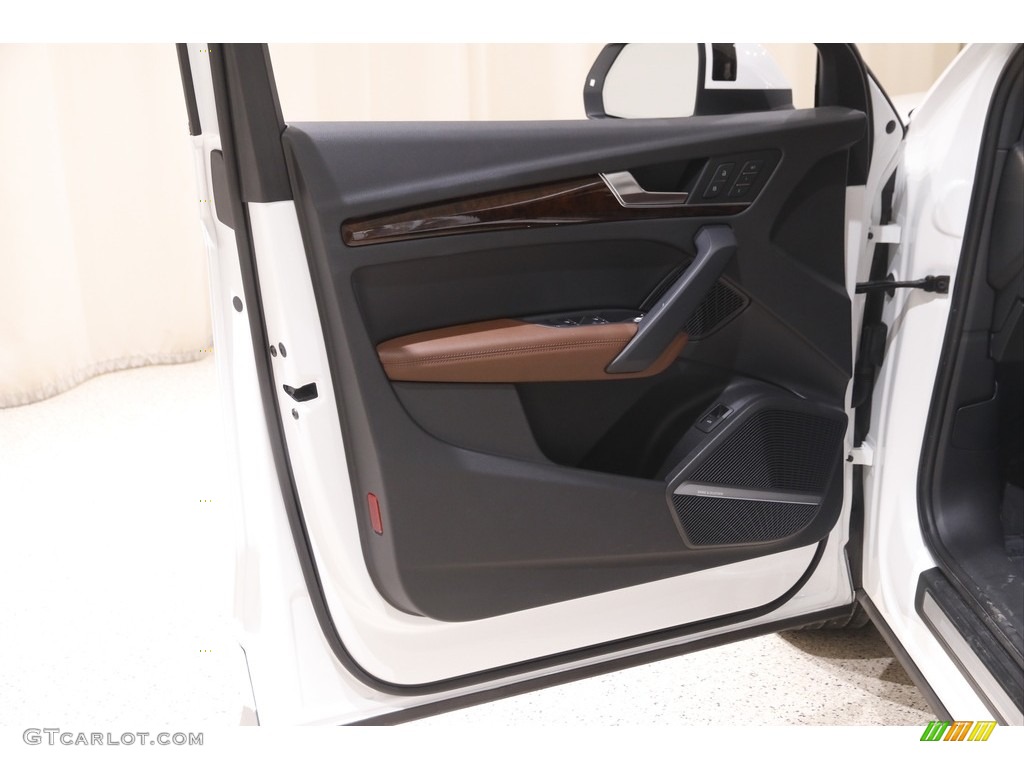 2018 Q5 2.0 TFSI Prestige quattro - Ibis White / Nougat Brown photo #4