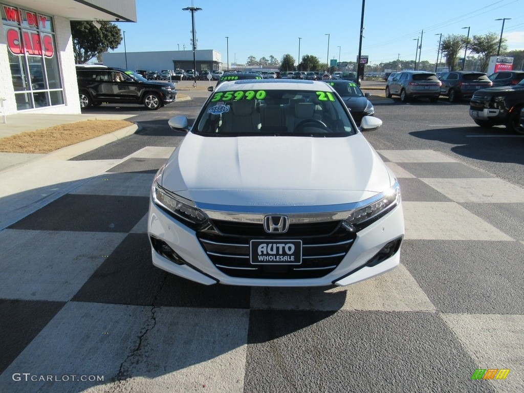 2021 Accord EX-L Hybrid - Platinum White Pearl / Ivory photo #2