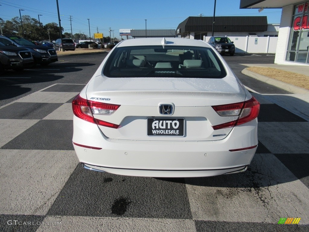 2021 Accord EX-L Hybrid - Platinum White Pearl / Ivory photo #4