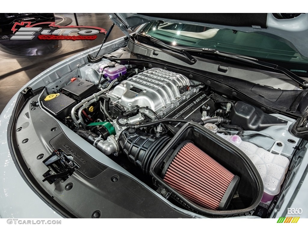 2021 Dodge Charger SRT Hellcat Widebody 6.2 Liter Supercharged HEMI OHV 16-Valve VVT V8 Engine Photo #143707726