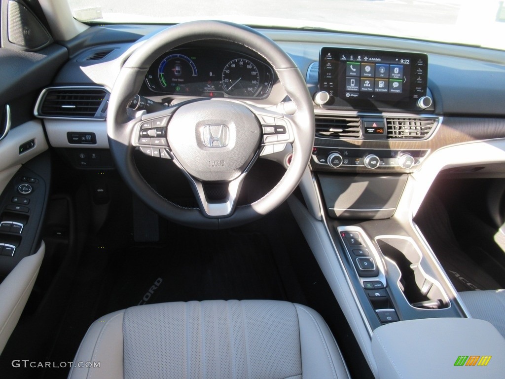 2021 Accord EX-L Hybrid - Platinum White Pearl / Ivory photo #15