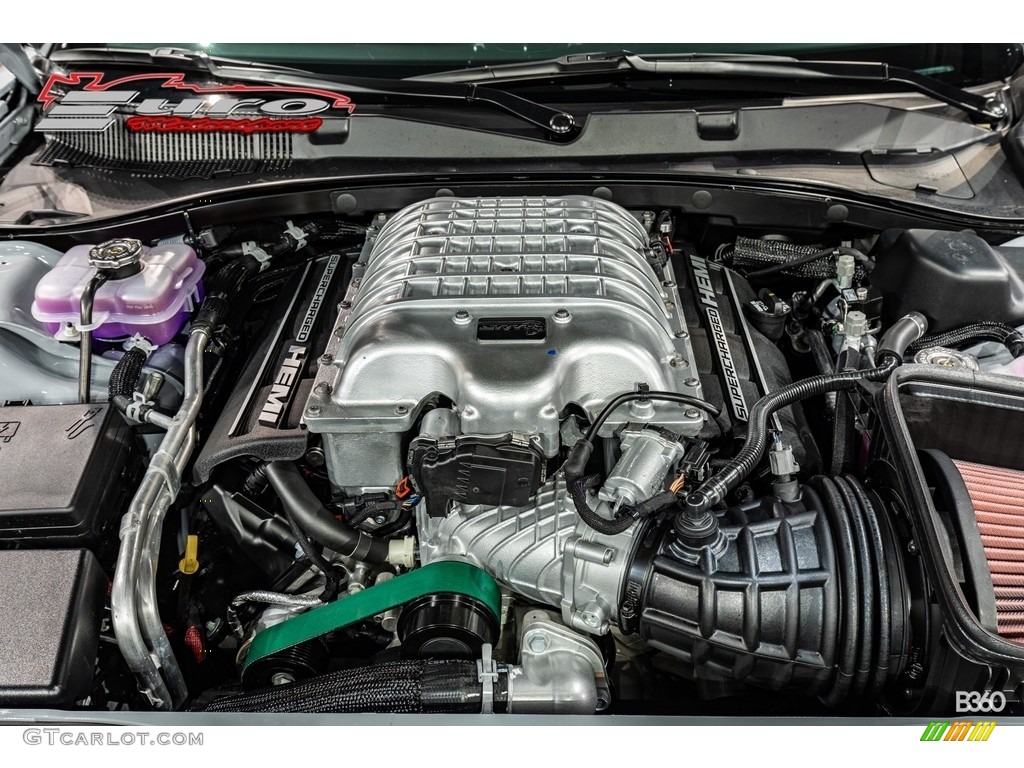 2021 Dodge Charger SRT Hellcat Widebody Engine Photos