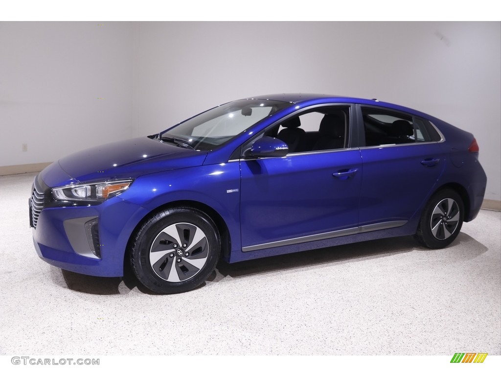 2019 Ioniq Hybrid SEL - Intense Blue / Black photo #3