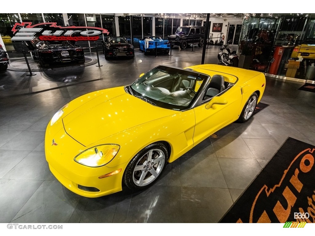 2006 Corvette Convertible - Velocity Yellow / Ebony Black photo #1