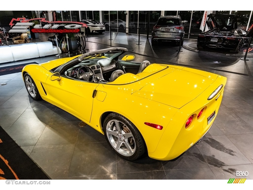 2006 Corvette Convertible - Velocity Yellow / Ebony Black photo #2