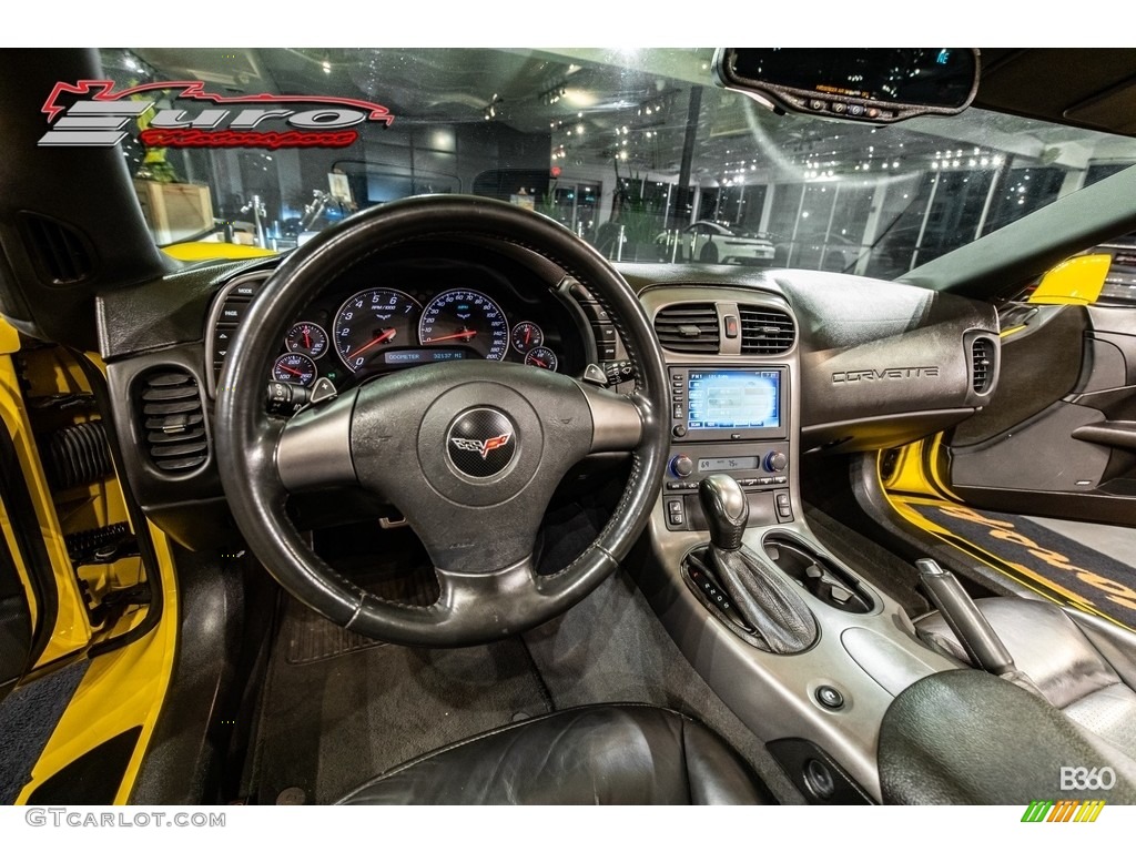 2006 Corvette Convertible - Velocity Yellow / Ebony Black photo #15