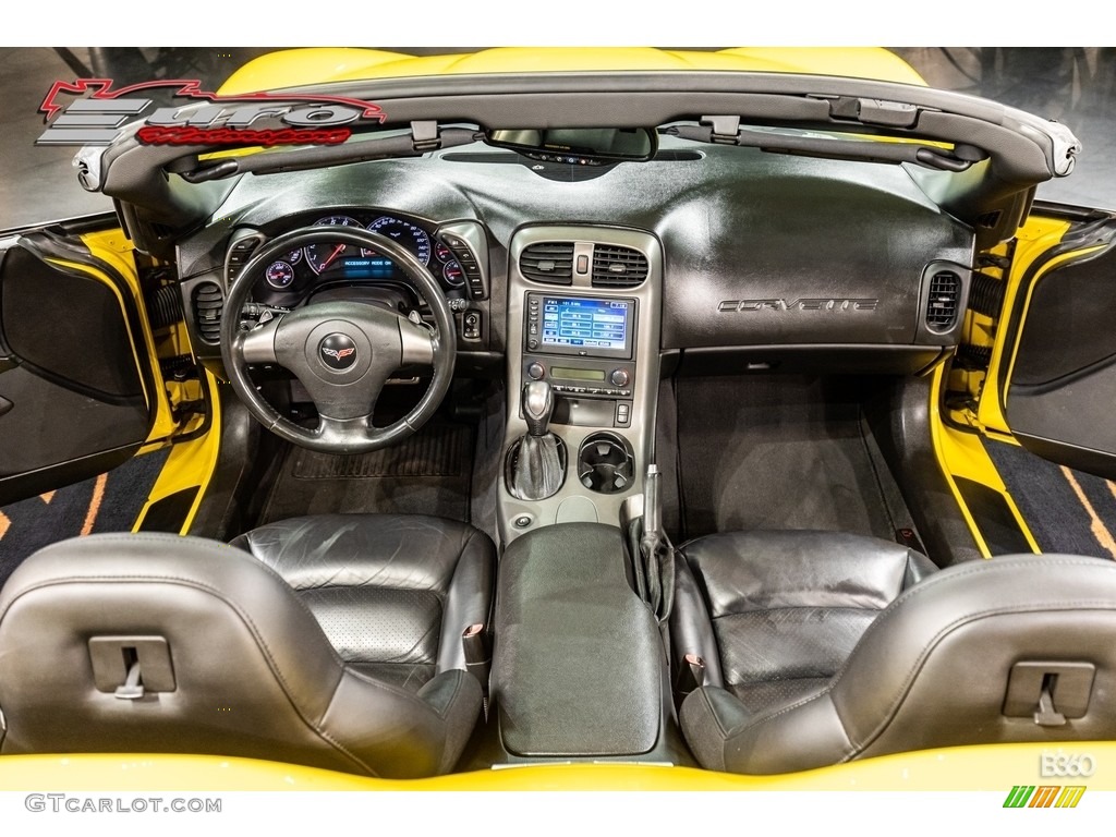 2006 Corvette Convertible - Velocity Yellow / Ebony Black photo #21