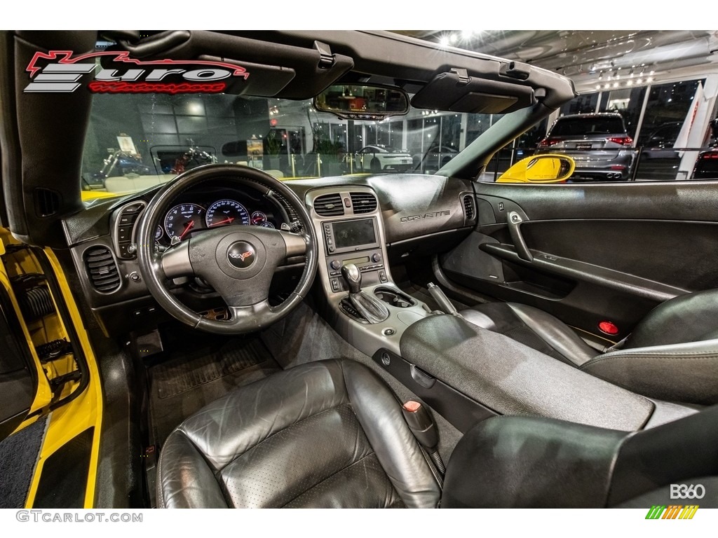 2006 Corvette Convertible - Velocity Yellow / Ebony Black photo #22