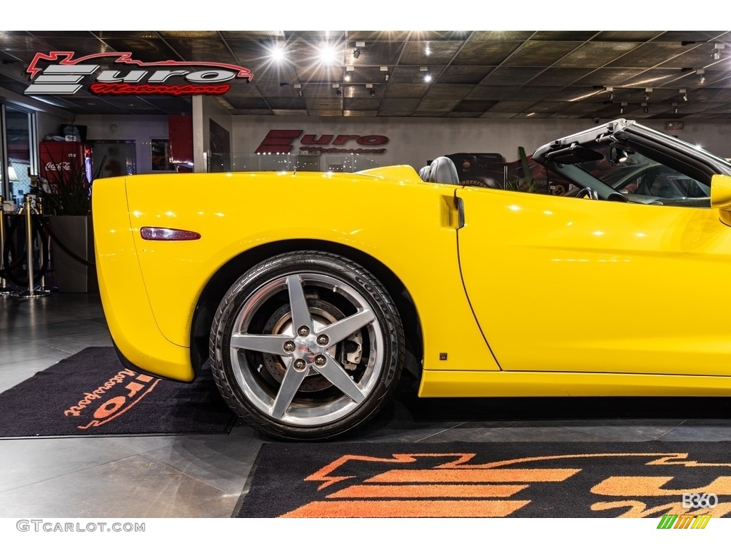 2006 Corvette Convertible - Velocity Yellow / Ebony Black photo #23