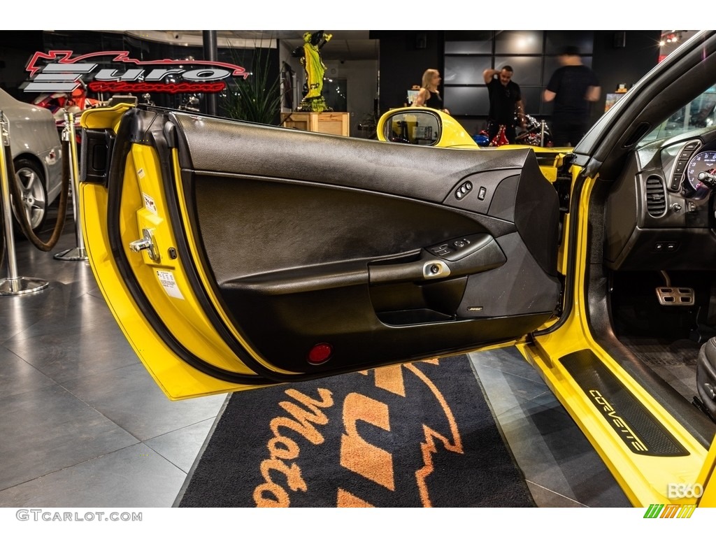 2006 Corvette Convertible - Velocity Yellow / Ebony Black photo #26