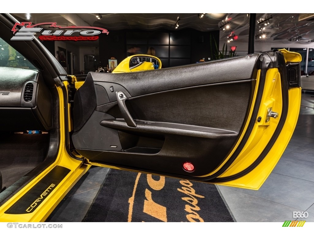2006 Corvette Convertible - Velocity Yellow / Ebony Black photo #28