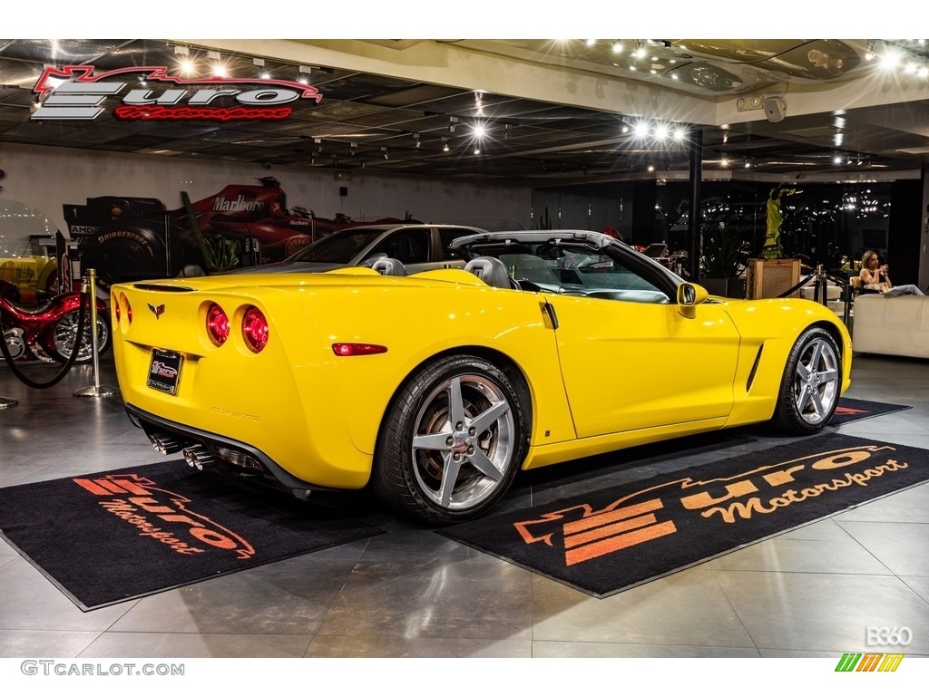2006 Corvette Convertible - Velocity Yellow / Ebony Black photo #29