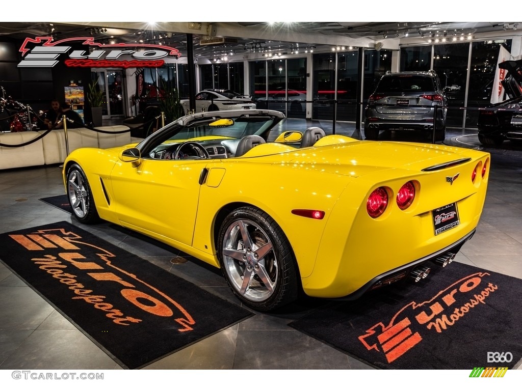 2006 Corvette Convertible - Velocity Yellow / Ebony Black photo #35