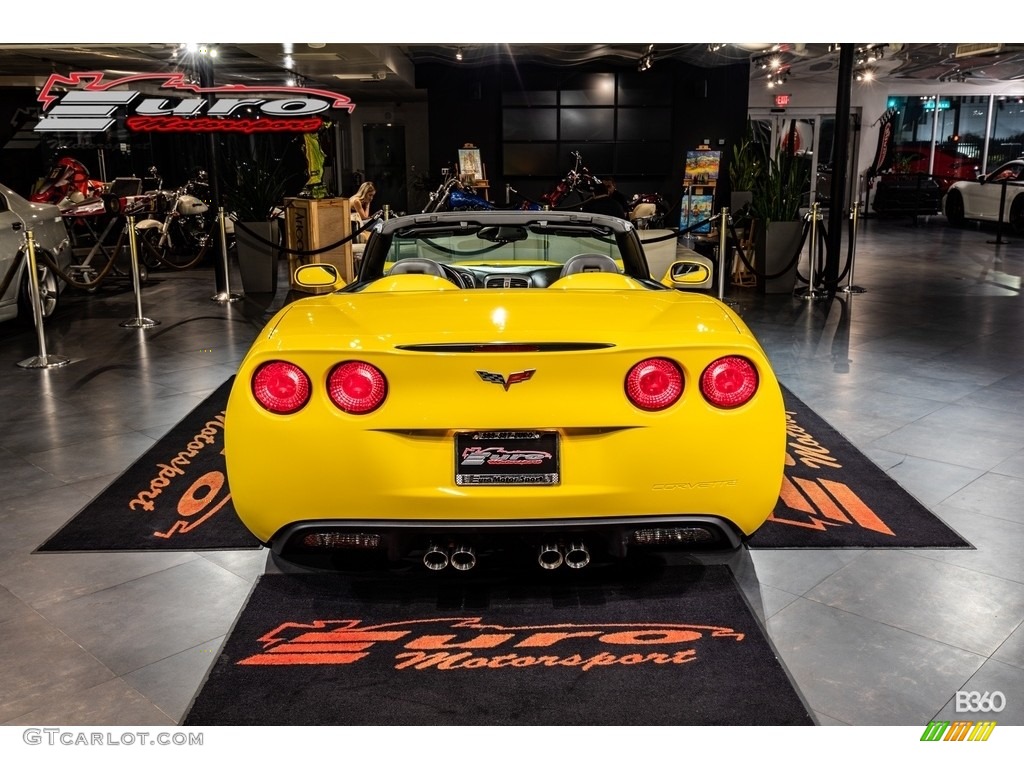 2006 Corvette Convertible - Velocity Yellow / Ebony Black photo #37