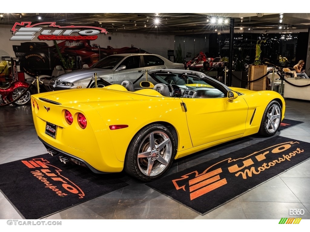 2006 Corvette Convertible - Velocity Yellow / Ebony Black photo #38