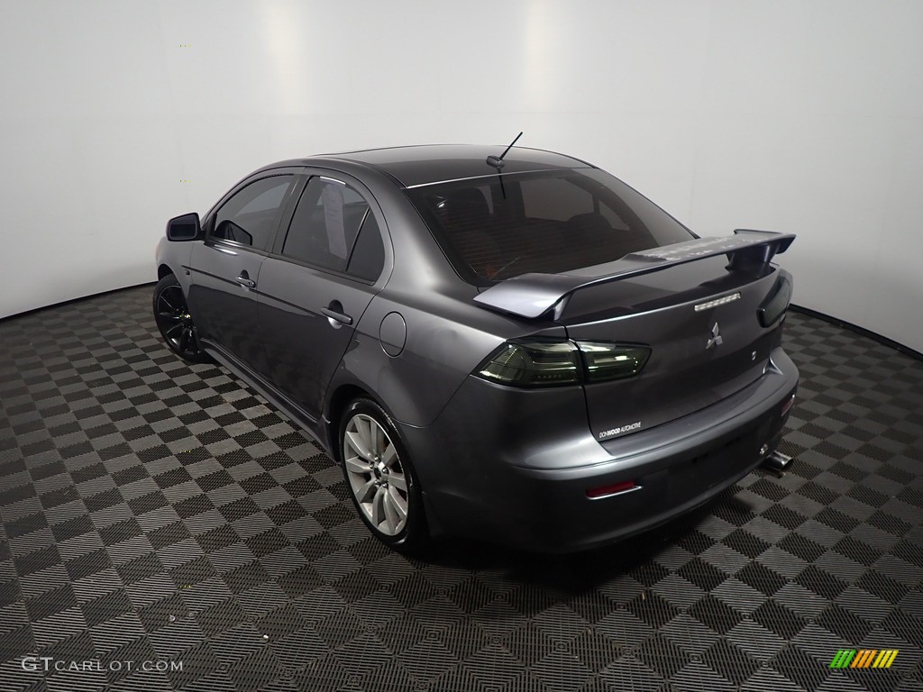 2010 Lancer GTS - Graphite Gray Pearl / Black photo #12