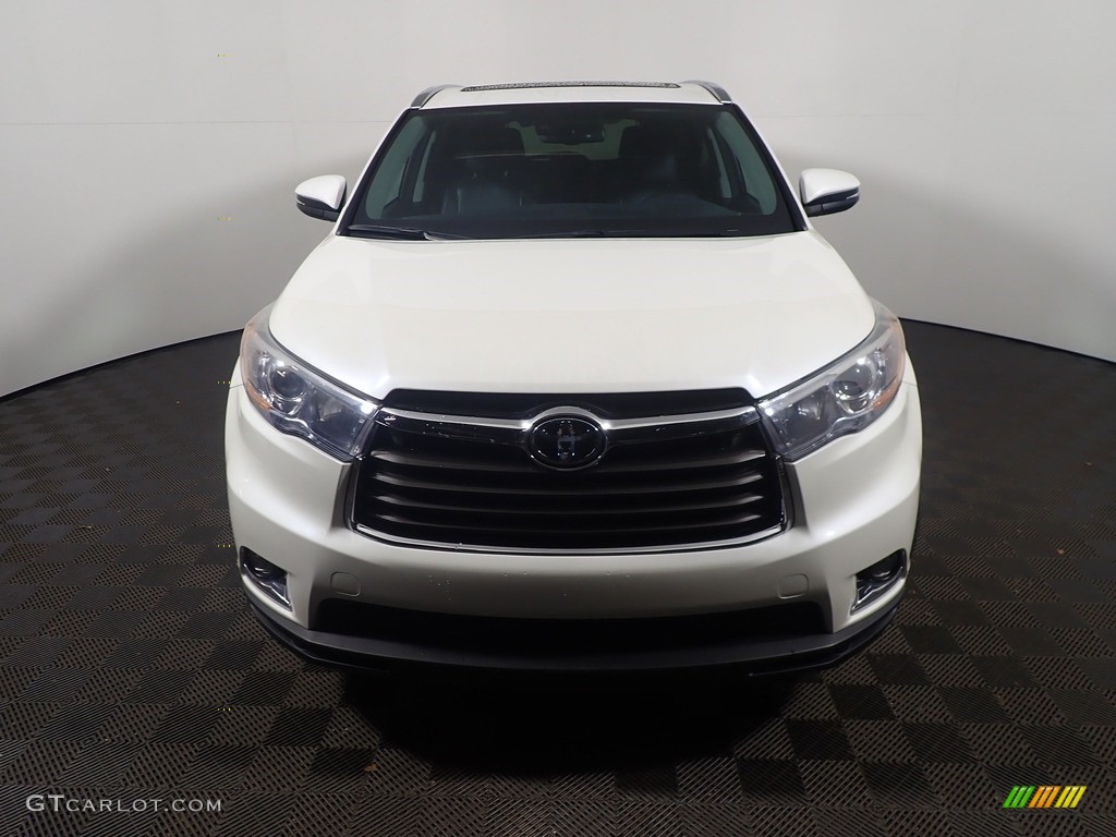 2016 Highlander Limited Platinum AWD - Blizzard Pearl / Black photo #8