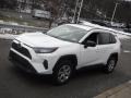 2019 Super White Toyota RAV4 LE AWD  photo #12