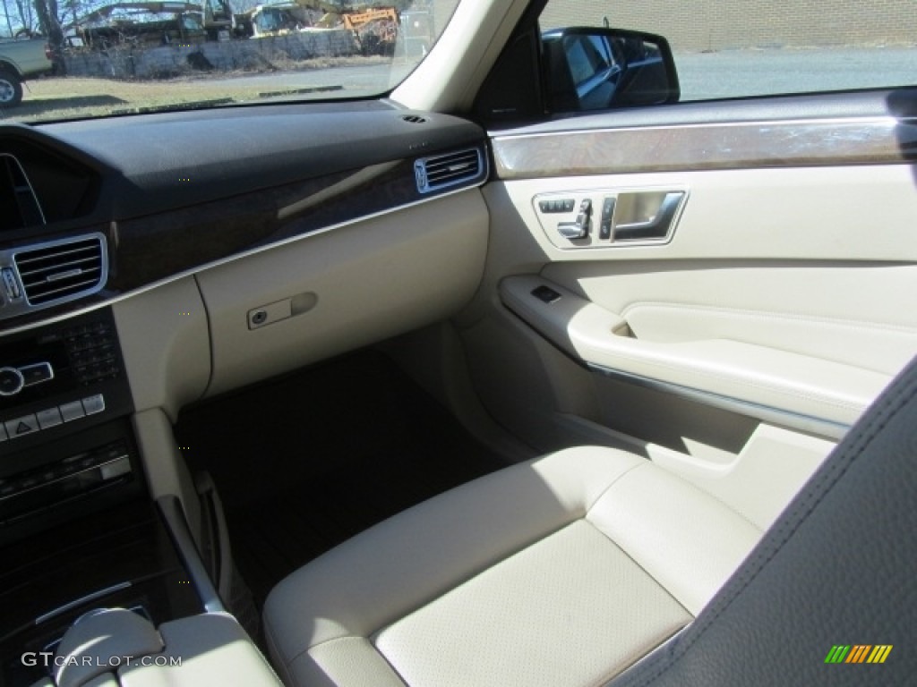 2014 E 350 4Matic Sport Sedan - Black / Silk Beige/Espresso Brown photo #14