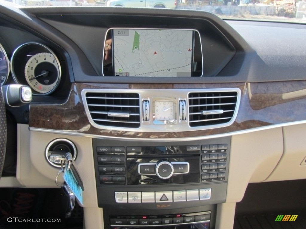 2014 E 350 4Matic Sport Sedan - Black / Silk Beige/Espresso Brown photo #16