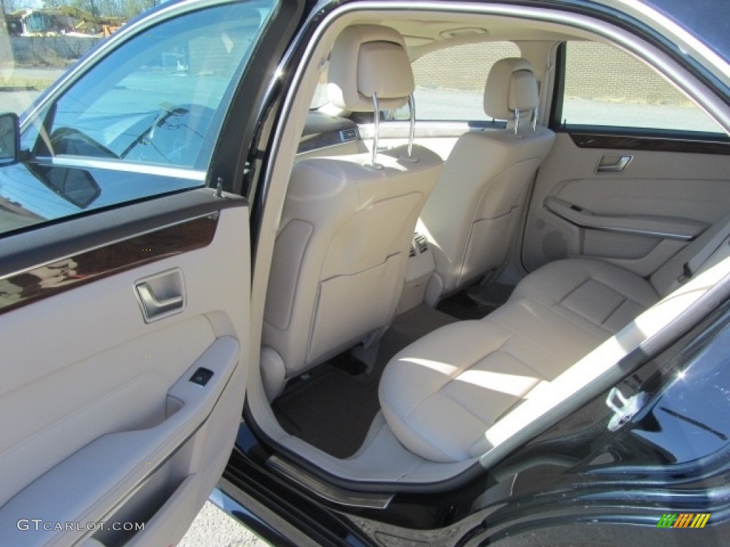 2014 E 350 4Matic Sport Sedan - Black / Silk Beige/Espresso Brown photo #20