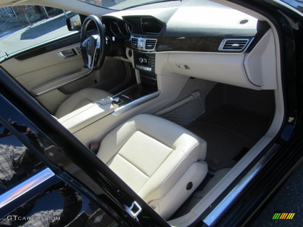 2014 E 350 4Matic Sport Sedan - Black / Silk Beige/Espresso Brown photo #21