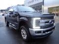 Agate Black - F250 Super Duty Lariat Crew Cab 4x4 Photo No. 8